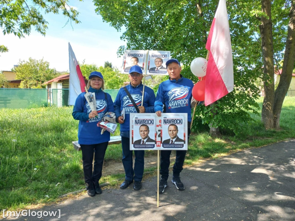 Głogów i powiat głogowski wspierają Nawrockiego