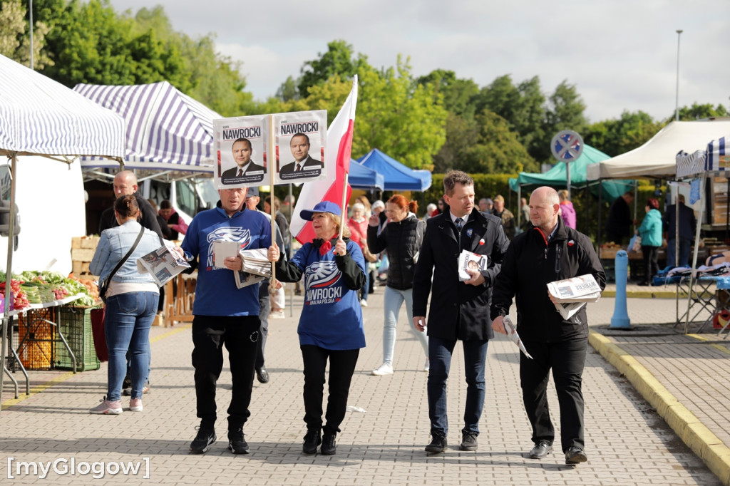 Głogów i powiat głogowski wspierają Nawrockiego