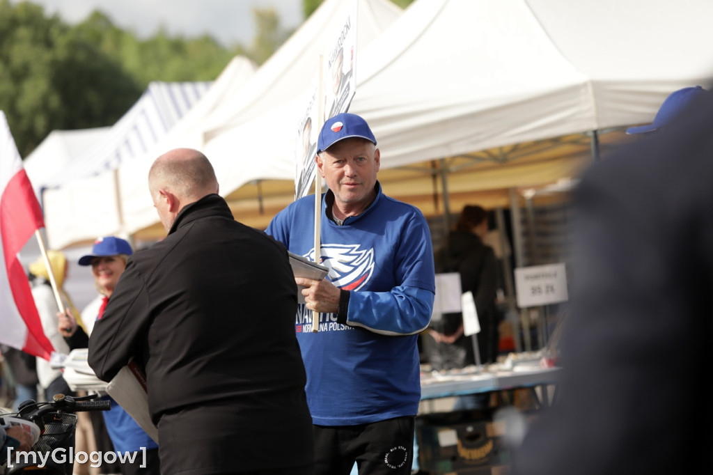 Głogów i powiat głogowski wspierają Nawrockiego