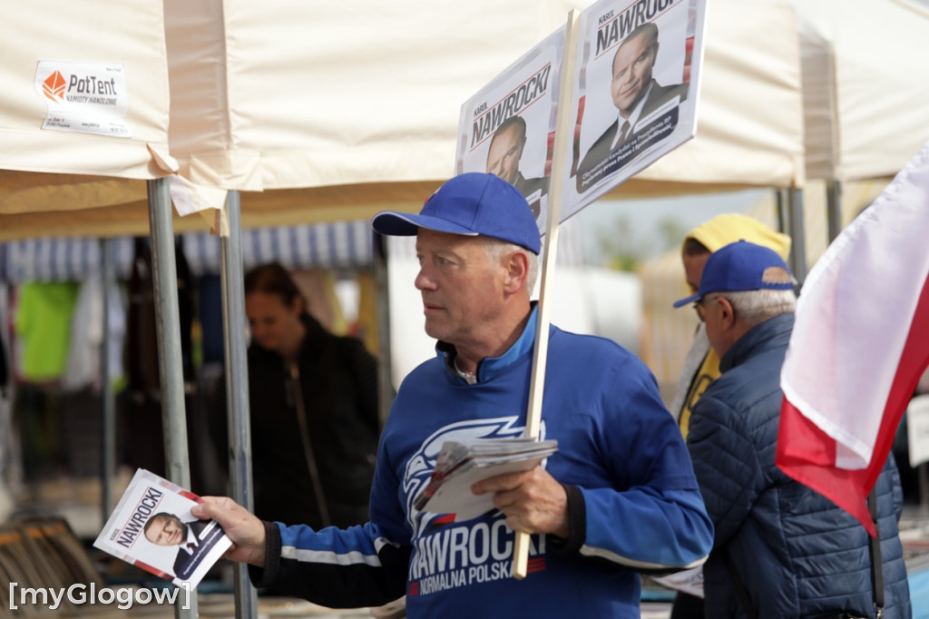 Głogów i powiat głogowski wspierają Nawrockiego