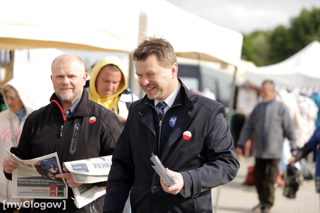 Głogów i powiat głogowski wspierają Nawrockiego