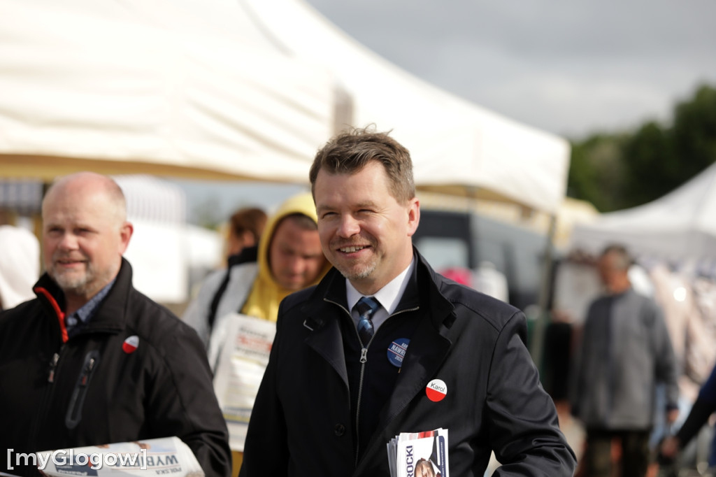 Głogów i powiat głogowski wspierają Nawrockiego