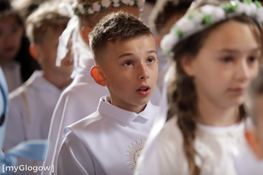 Pierwsza Komunia Święta w kolegiacie w Głogowie