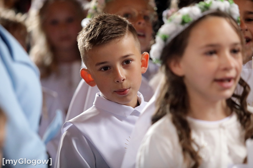 Pierwsza Komunia Święta w kolegiacie w Głogowie
