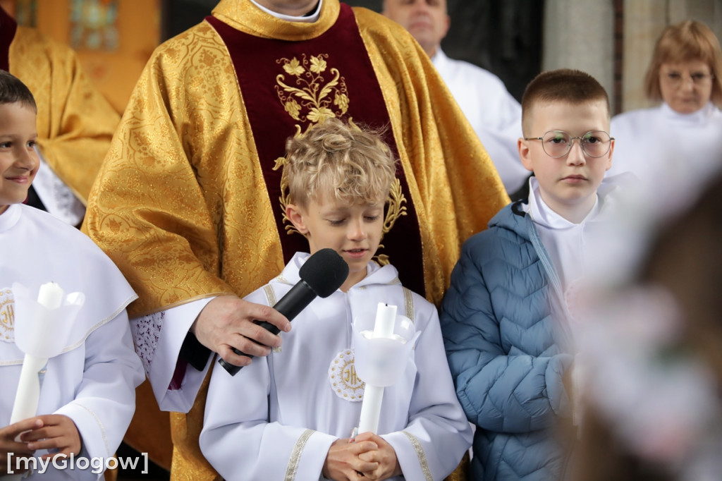 Pierwsza Komunia Święta w kolegiacie w Głogowie
