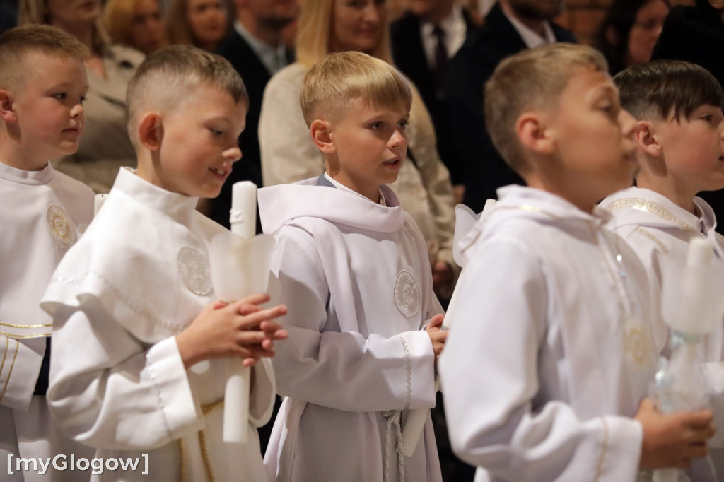 Pierwsza Komunia Święta w kolegiacie w Głogowie