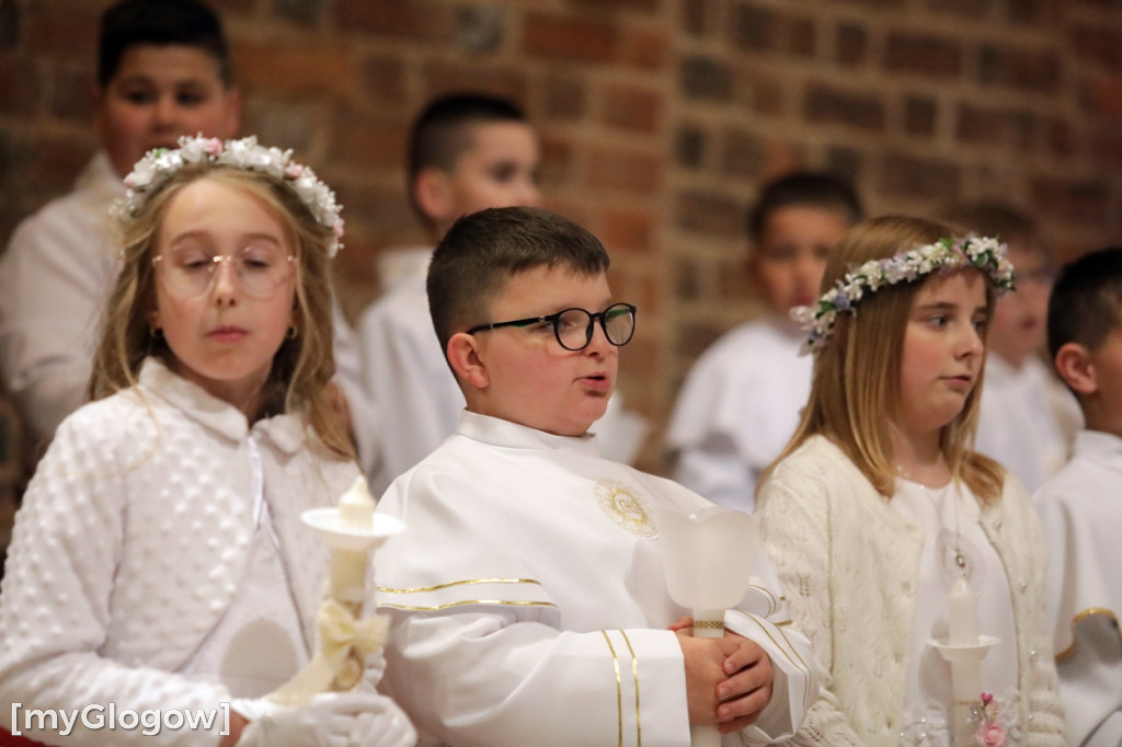 Pierwsza Komunia Święta w kolegiacie w Głogowie