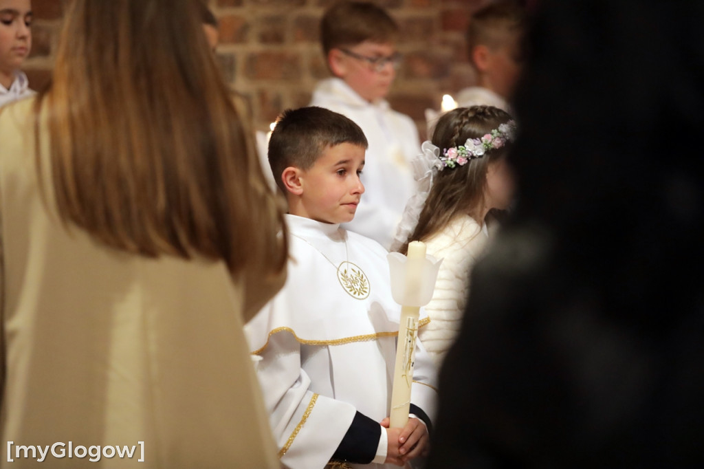 Pierwsza Komunia Święta w kolegiacie w Głogowie