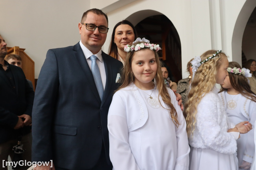 Pierwsza komunia w parafii św. Kolbe w Głogowie