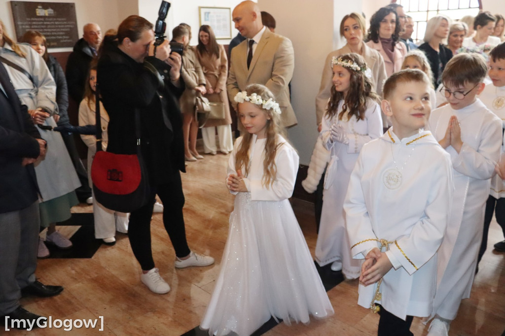 Pierwsza komunia w parafii św. Kolbe w Głogowie