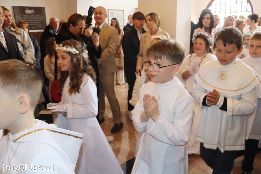 Pierwsza komunia w parafii św. Kolbe w Głogowie