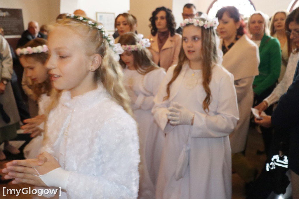 Pierwsza komunia w parafii św. Kolbe w Głogowie