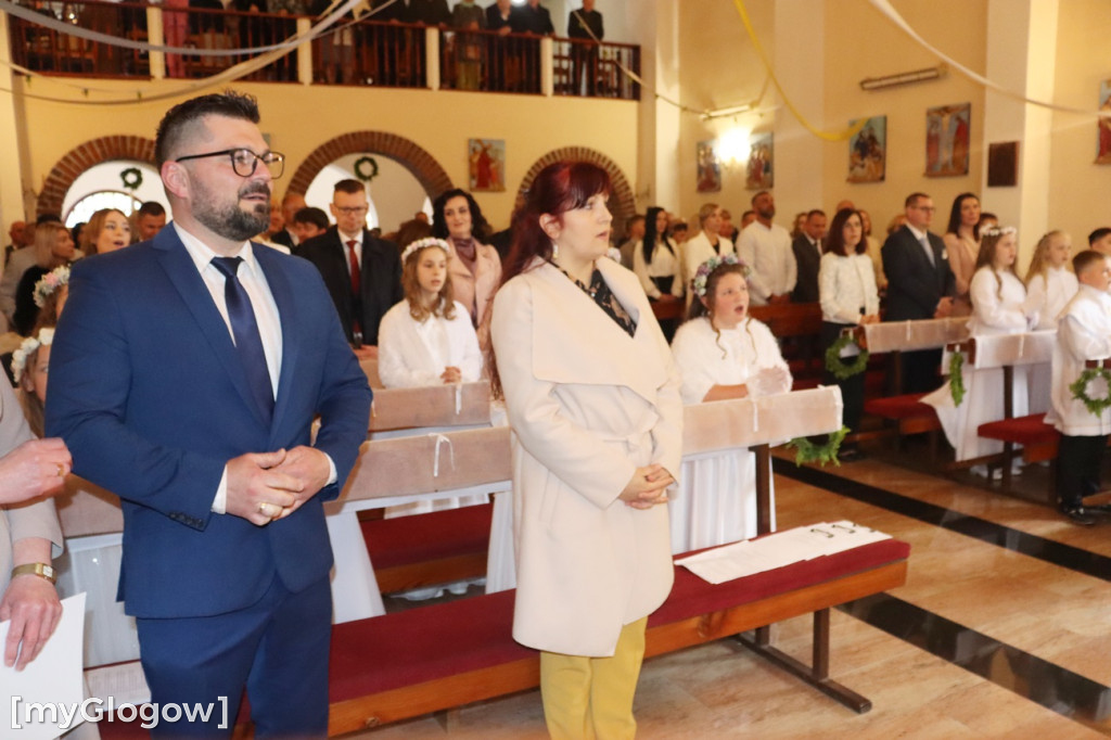 Pierwsza komunia w parafii św. Kolbe w Głogowie