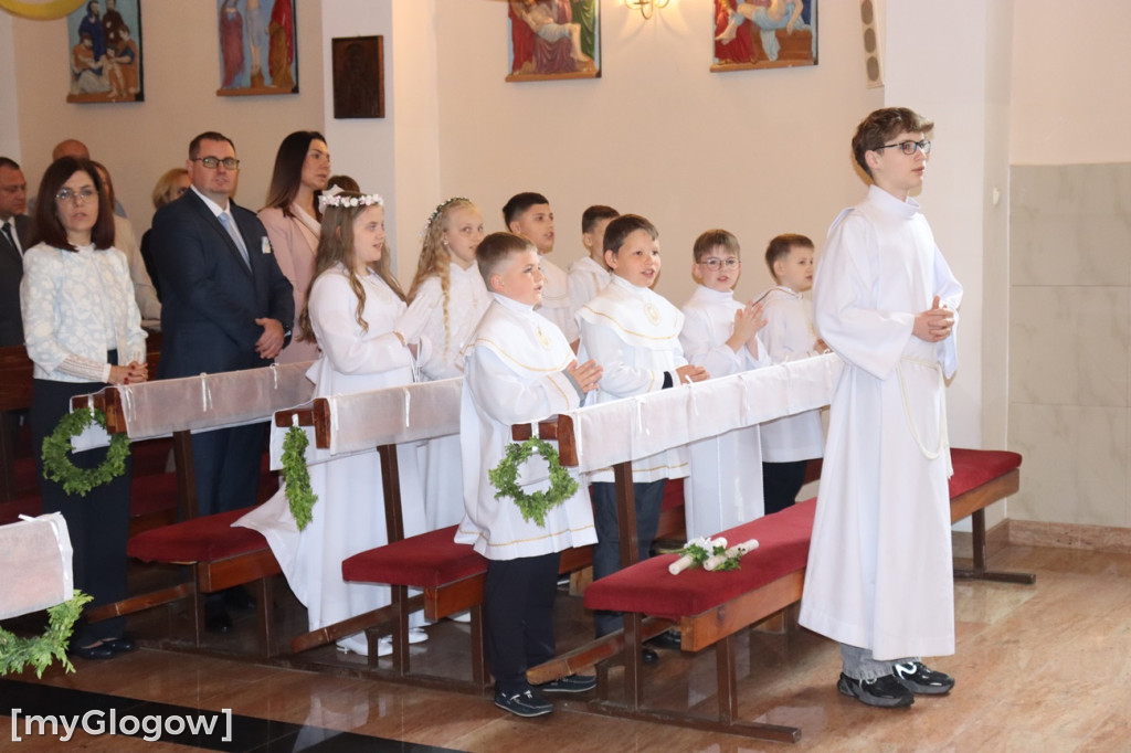 Pierwsza komunia w parafii św. Kolbe w Głogowie