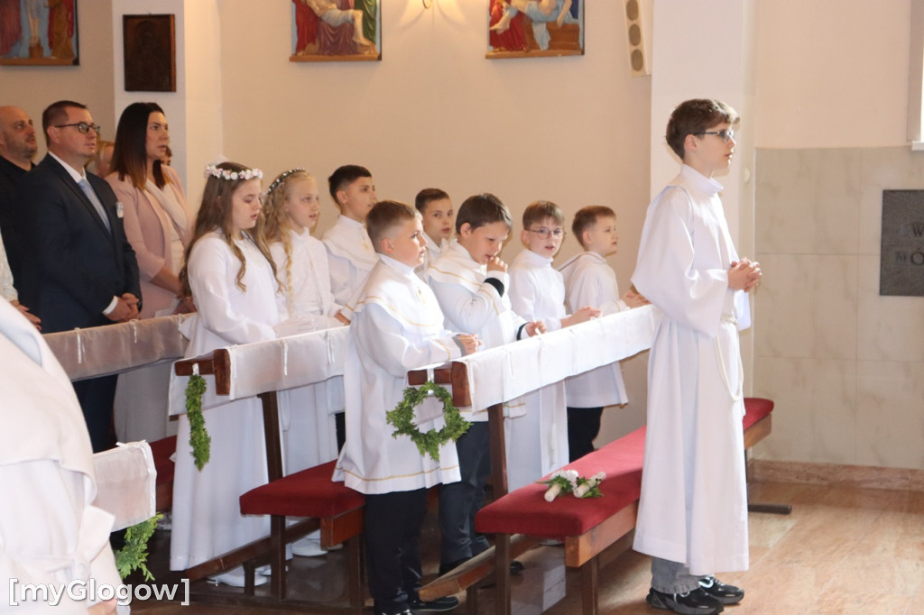 Pierwsza komunia w parafii św. Kolbe w Głogowie