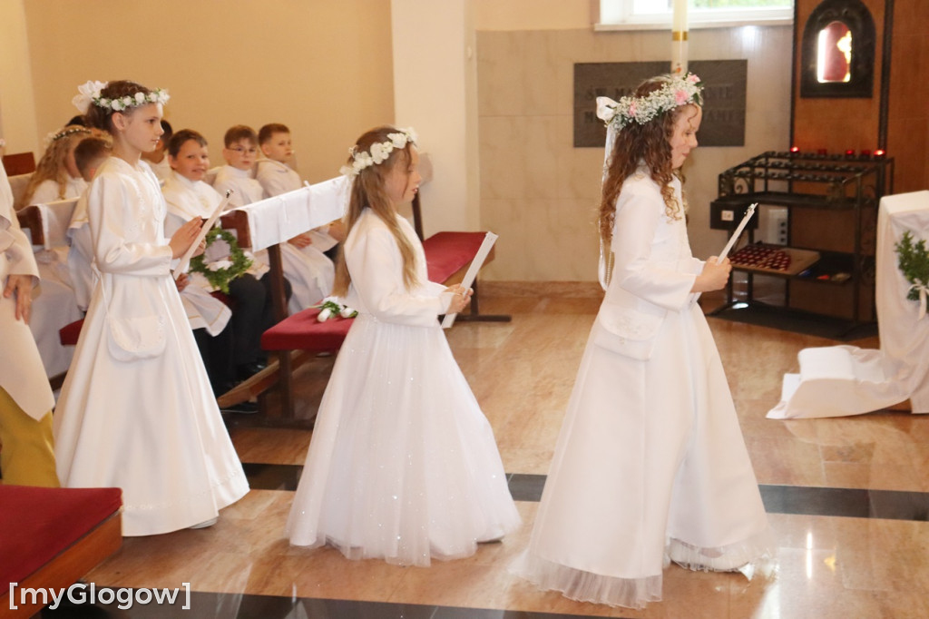 Pierwsza komunia w parafii św. Kolbe w Głogowie