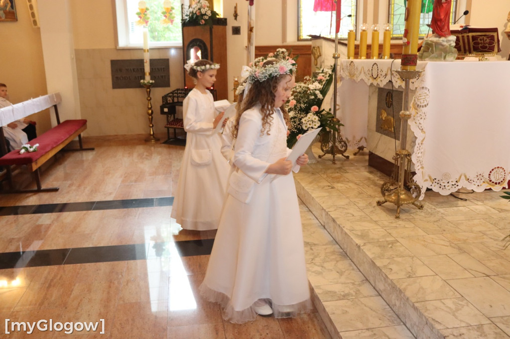 Pierwsza komunia w parafii św. Kolbe w Głogowie