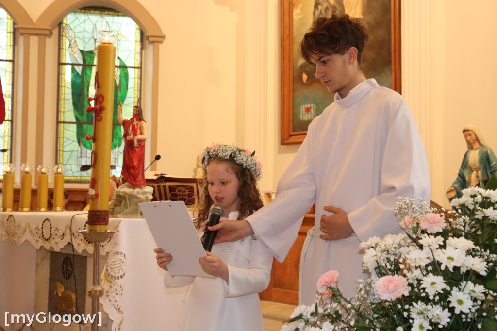 Pierwsza komunia w parafii św. Kolbe w Głogowie