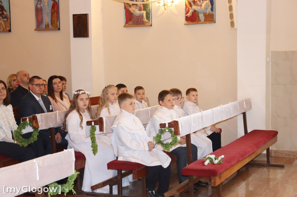 Pierwsza komunia w parafii św. Kolbe w Głogowie