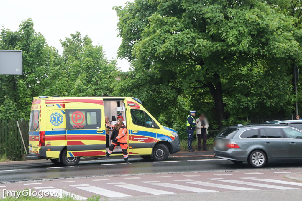 Kolizja busa w Głogowie