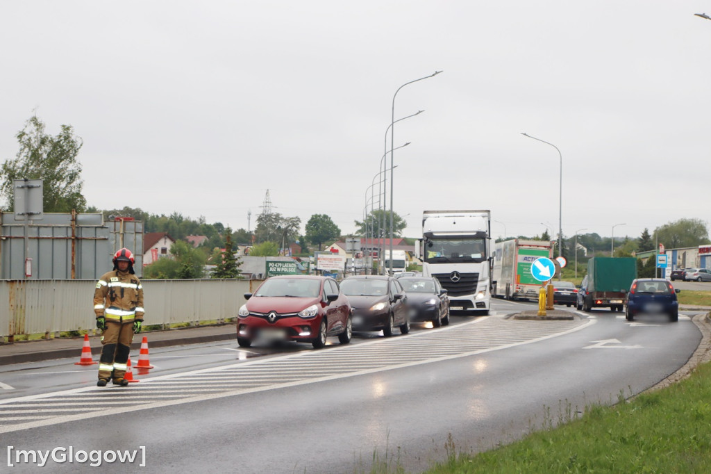 Kolizja busa w Głogowie