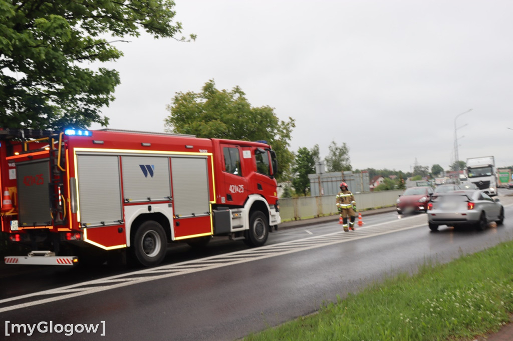 Kolizja busa w Głogowie