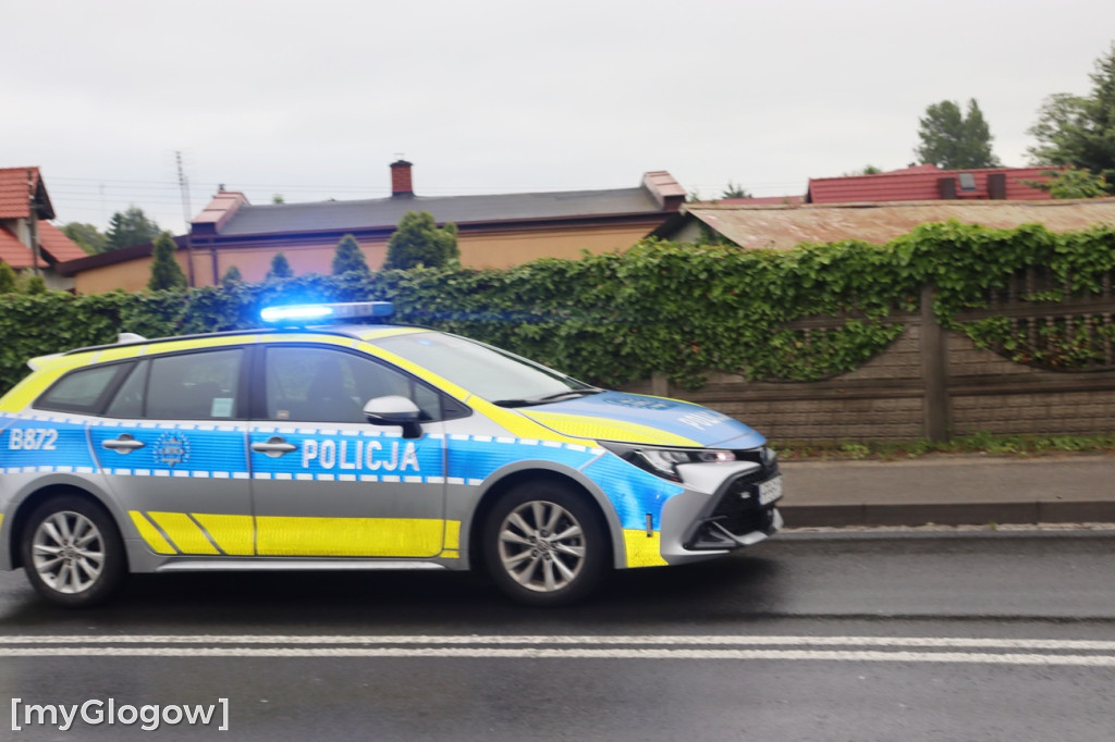 Kolizja busa w Głogowie