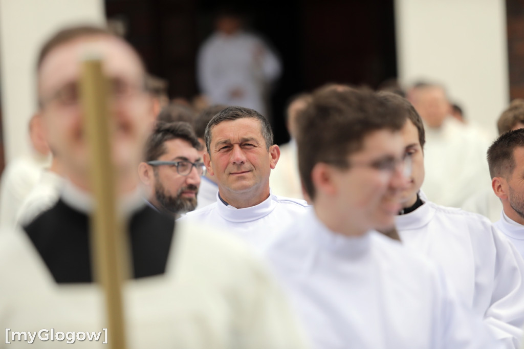 Święcenia Łukasza Kozakiewicza w kolegiacie