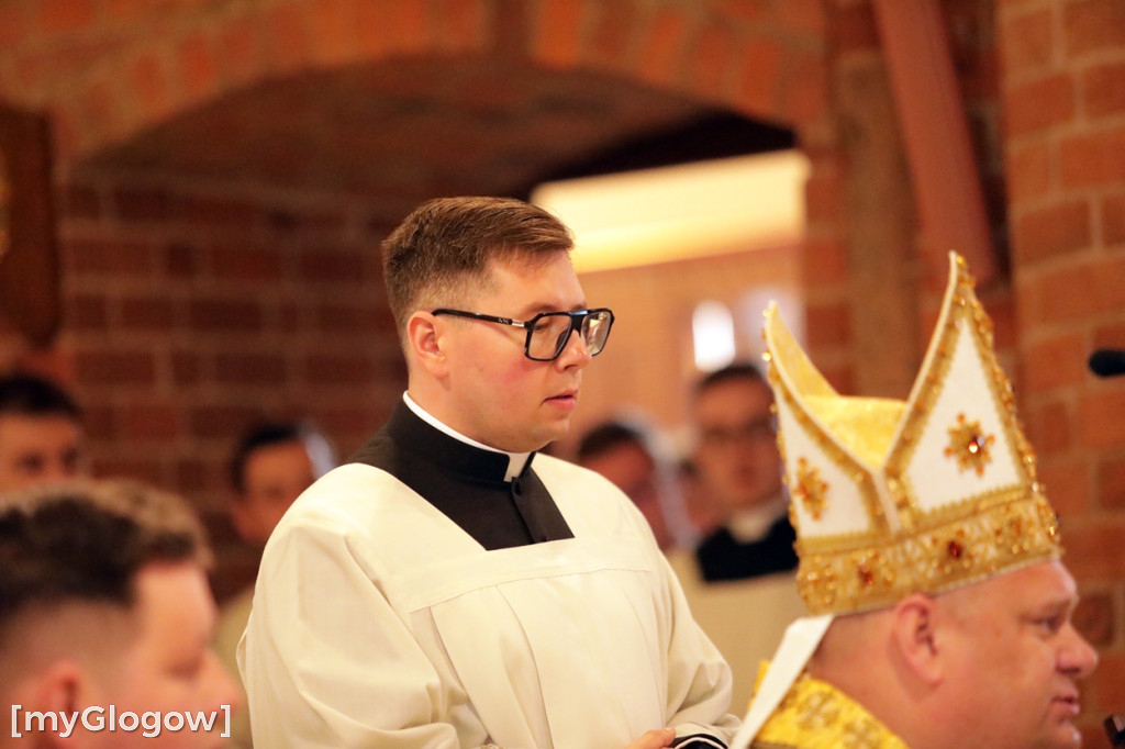 Święcenia Łukasza Kozakiewicza w kolegiacie