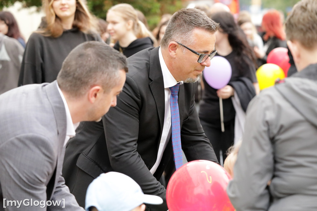 Akcja Strażacy Dzieciom na rynku w Głogowie