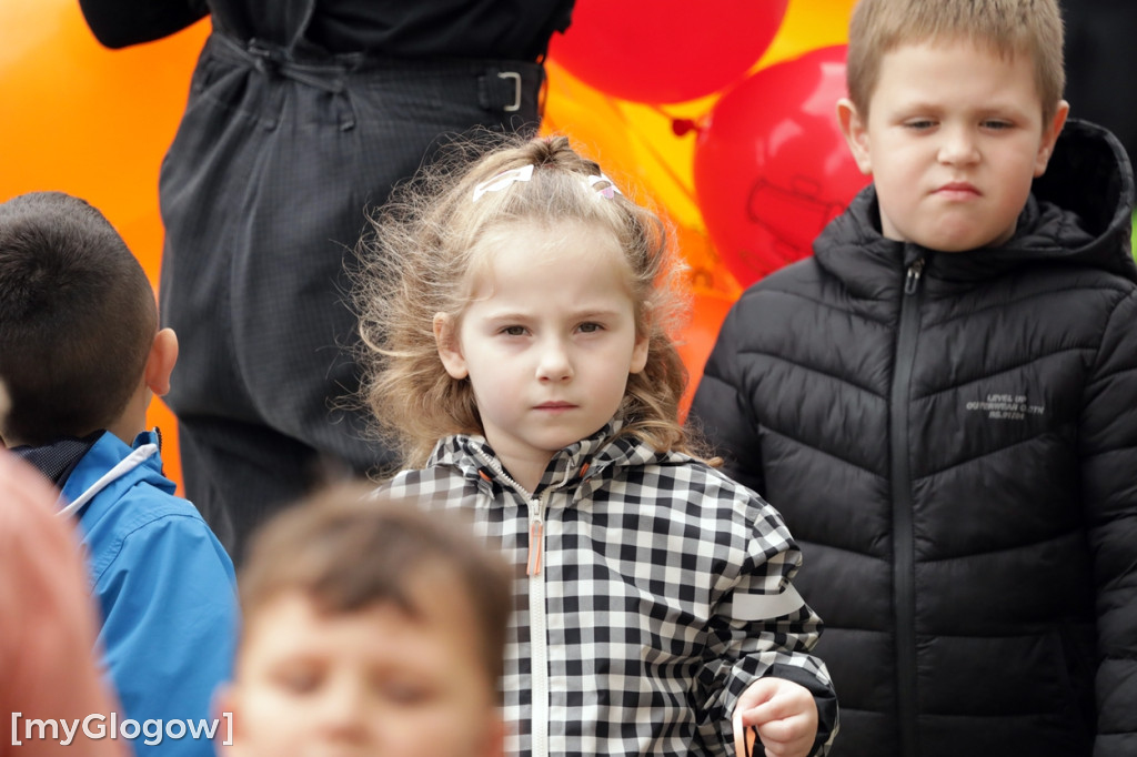 Akcja Strażacy Dzieciom na rynku w Głogowie
