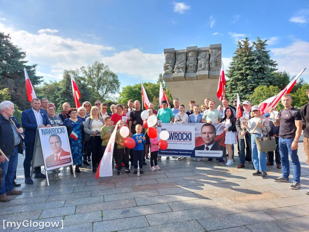 Wiec poparcia dla Karola Nawrockiego