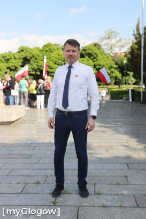 Wiec poparcia dla Karola Nawrockiego
