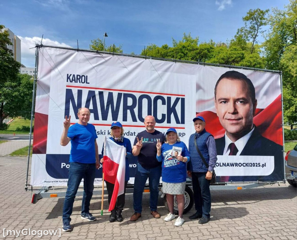 Wiec poparcia dla Karola Nawrockiego
