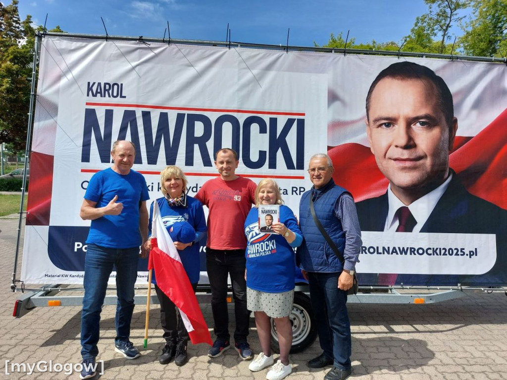 Wiec poparcia dla Karola Nawrockiego