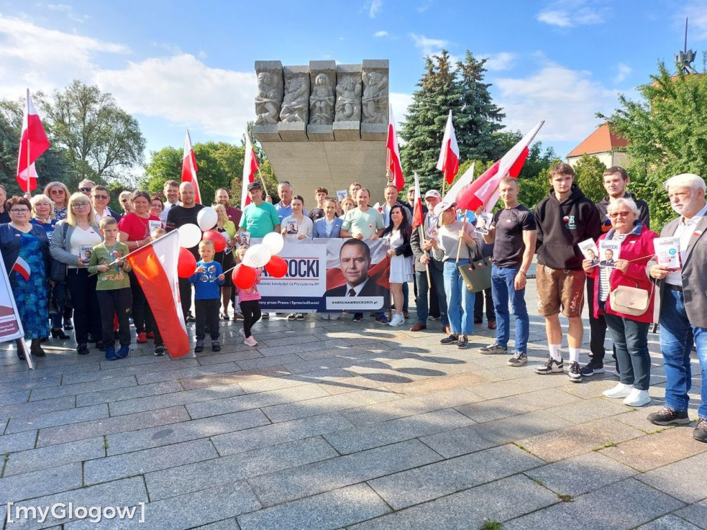 Wiec poparcia dla Karola Nawrockiego