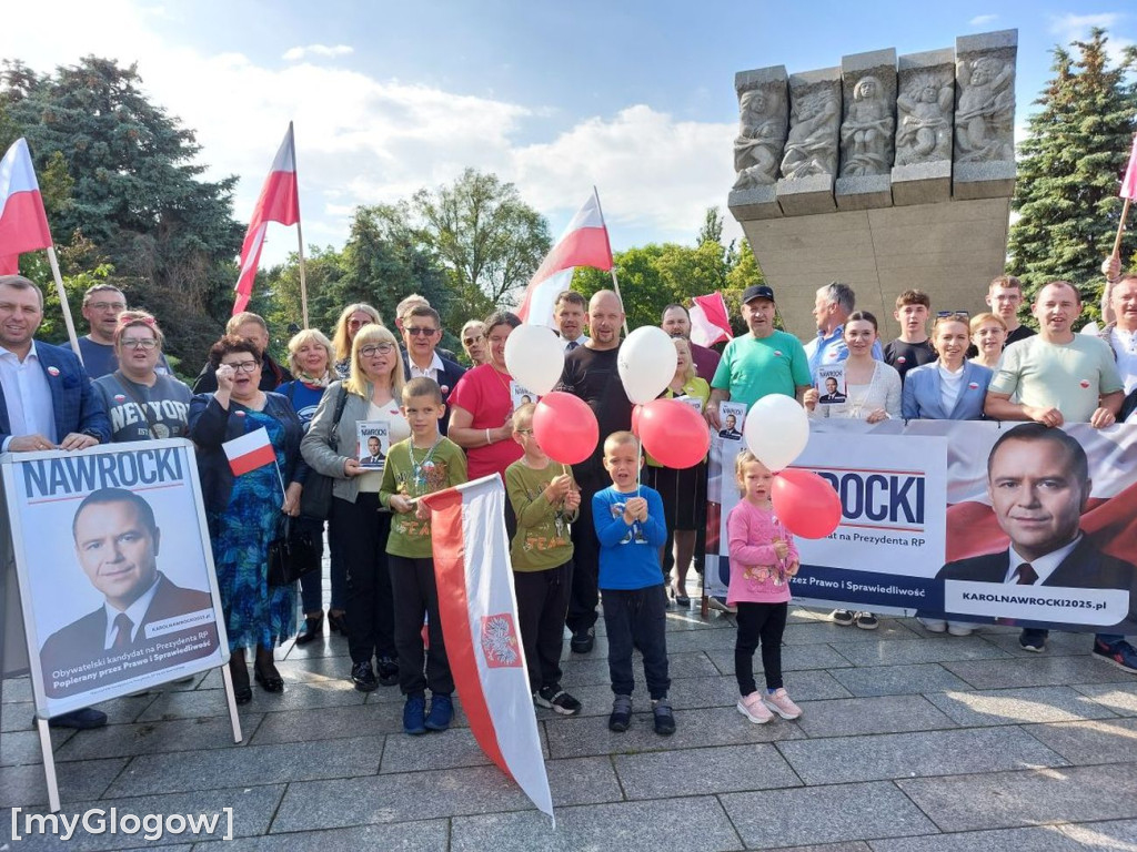 Wiec poparcia dla Karola Nawrockiego