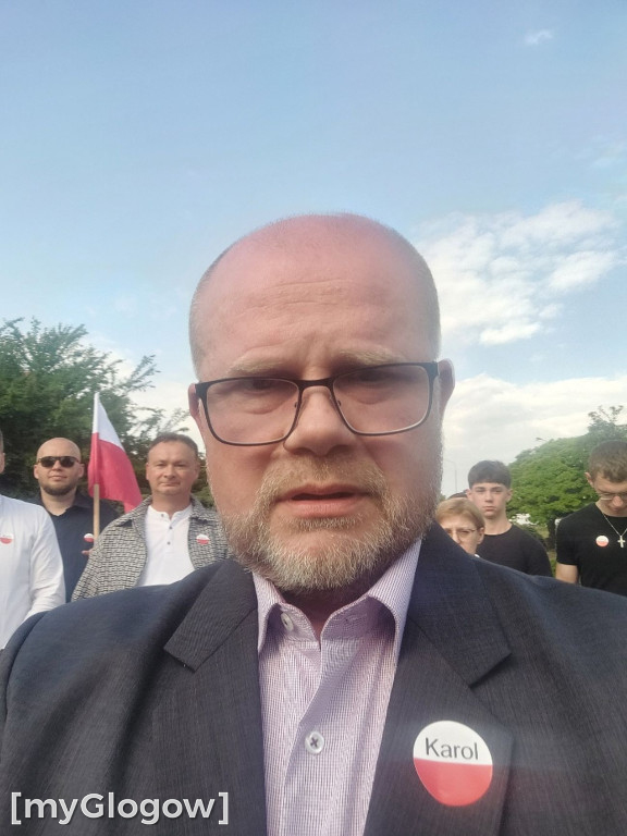 Wiec poparcia dla Karola Nawrockiego