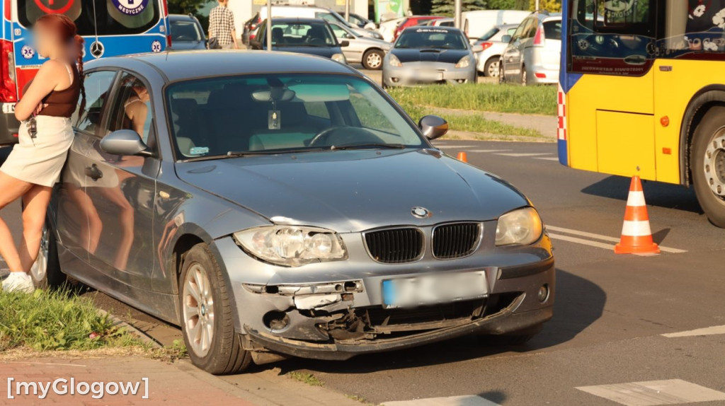 Wypadek motocyklisty na Folwarcznej