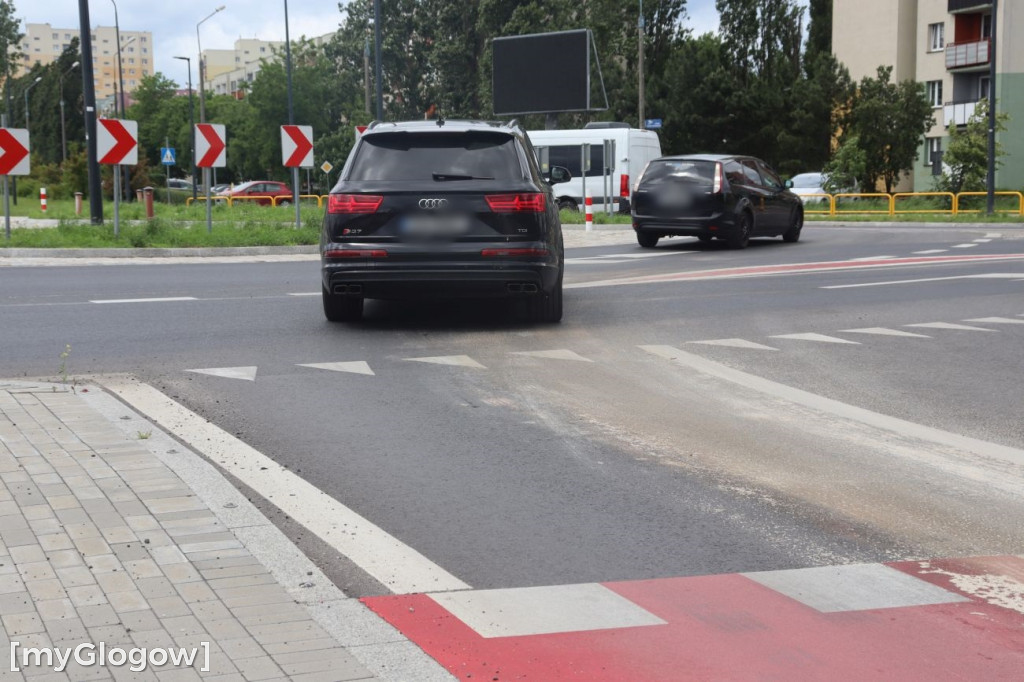 Plama na ulicach Głogowa