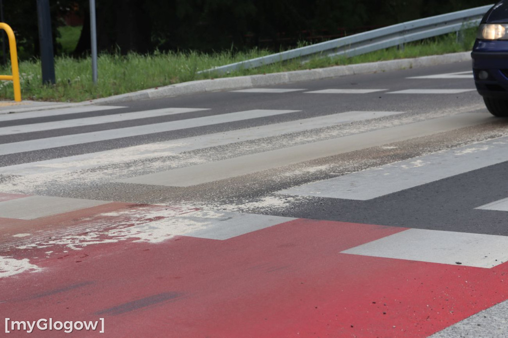 Plama na ulicach Głogowa