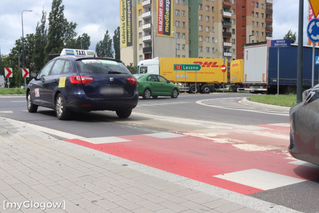 Plama na ulicach Głogowa
