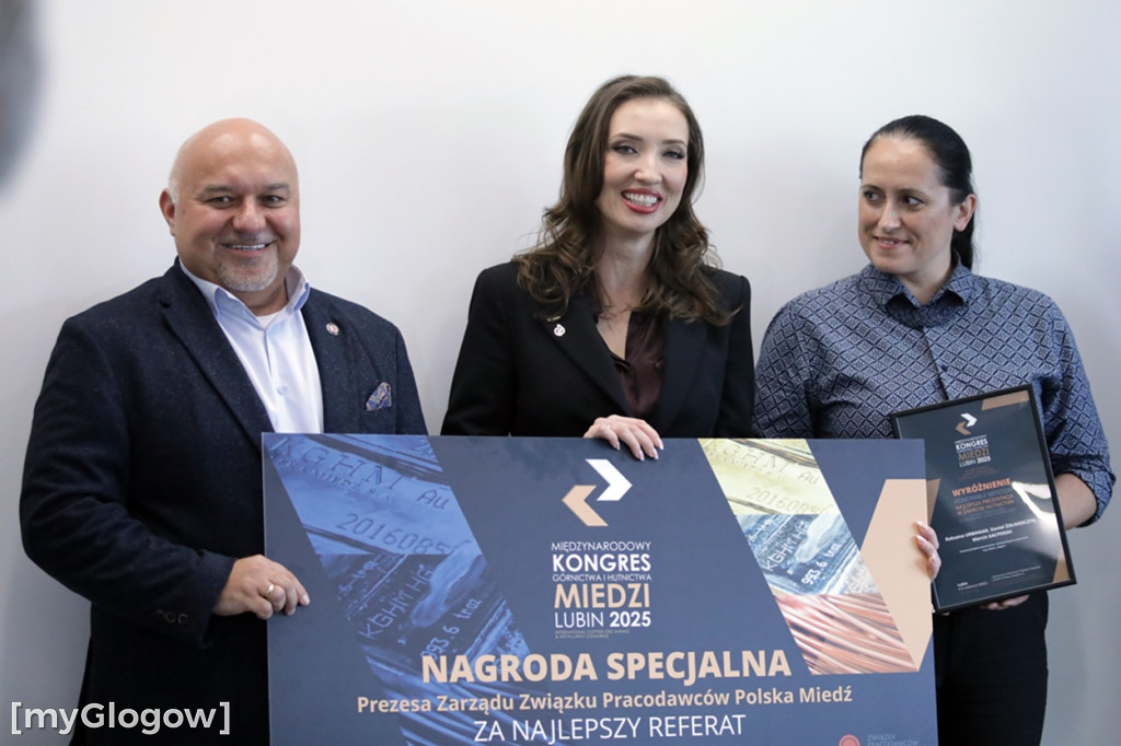 Roksana Urbaniak z Huty Miedzi Głogów nagrodzona