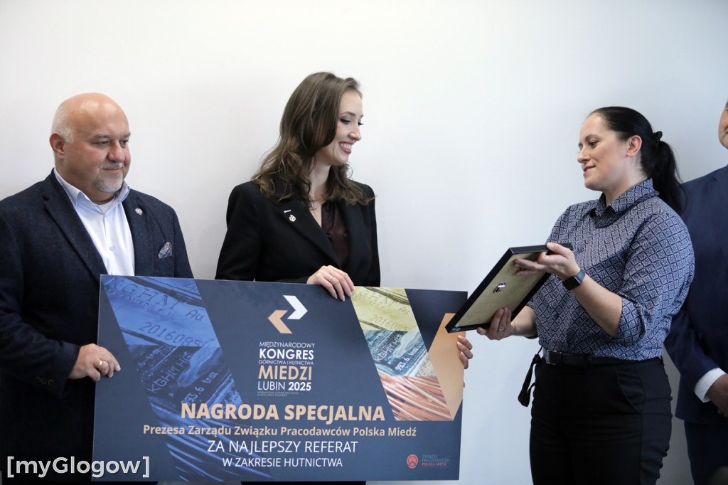 Roksana Urbaniak z Huty Miedzi Głogów nagrodzona