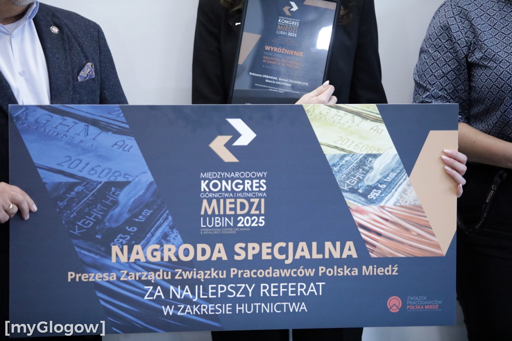 Roksana Urbaniak z Huty Miedzi Głogów nagrodzona