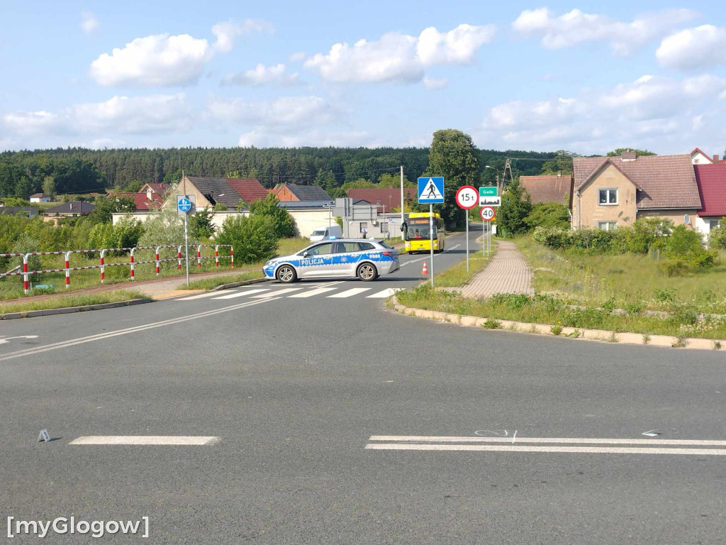 Wypadek na wiadukcie koło Gaików