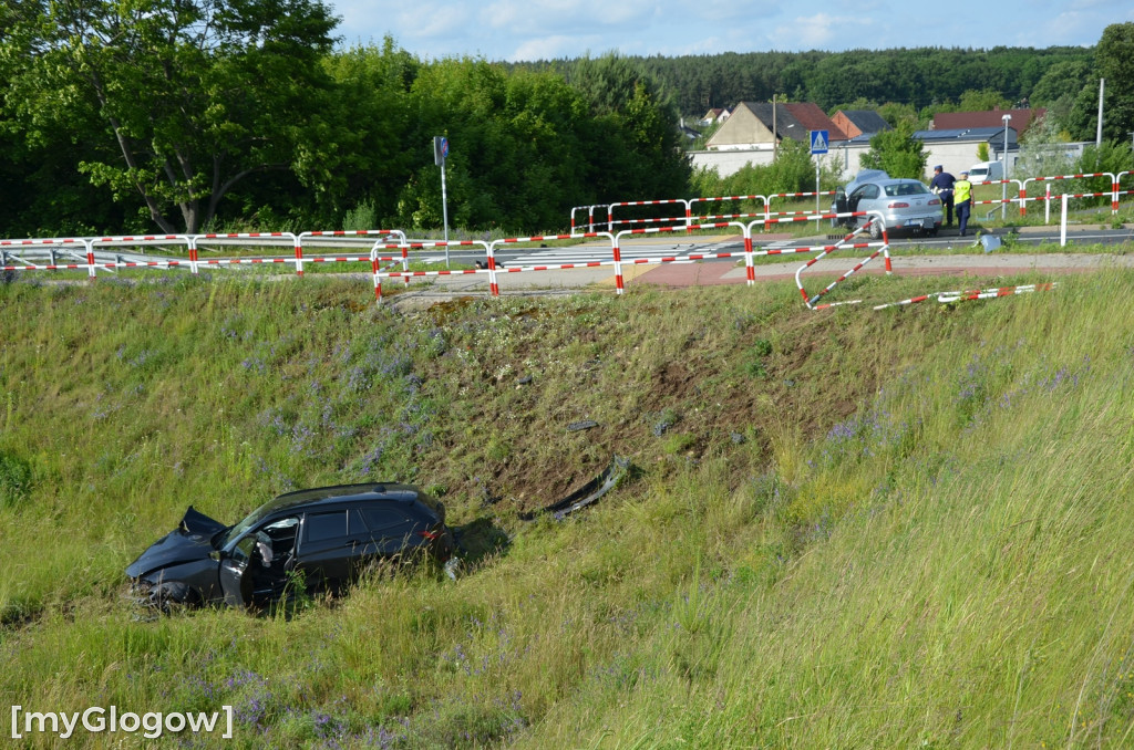 Zderzenie BMW i seata w Gaikach
