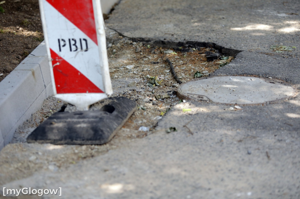 Cząstkowe remonty dróg w Głogowie