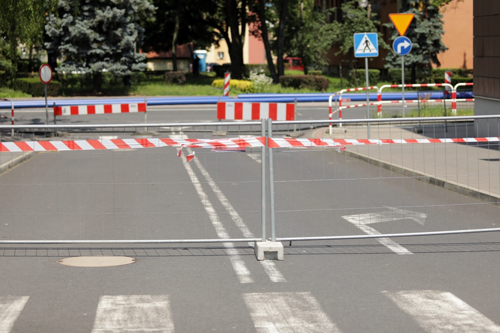 Trwają prace na ulicy Sikorskiego w Głogowie