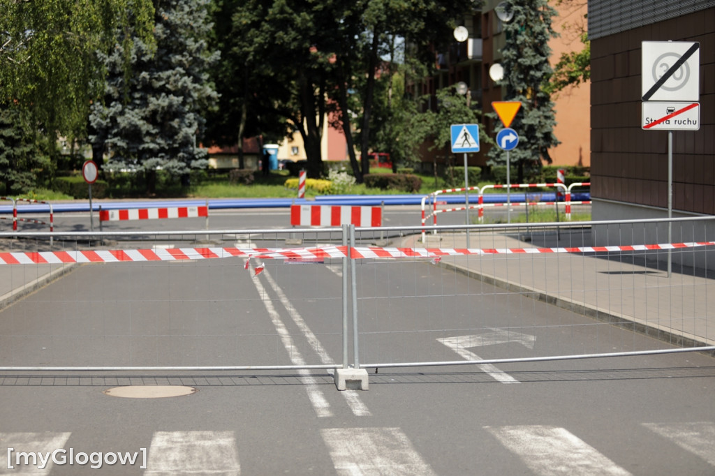 Trwają prace na ulicy Sikorskiego w Głogowie